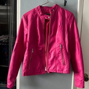 Faux Leather Jacket